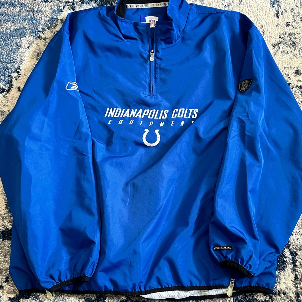 Indianapolis Colts Blue Windbreaker Jacket
